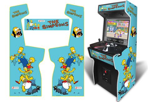 » Customer Submitted: Custom Permanent Full Size Simpsons Inspired Graphics For Xtension Arcade ...