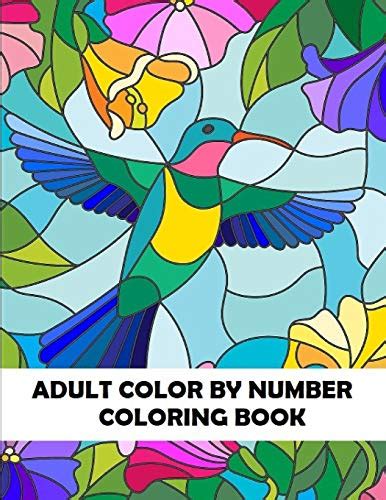 Buy Adult Color By Number Coloring Book Large Print Birds Flowers