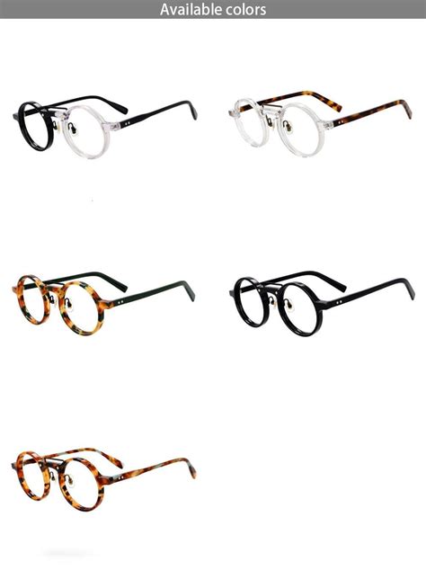 van vintage round acetate optical glasses frame eyeglass frames for men glasses frames funky