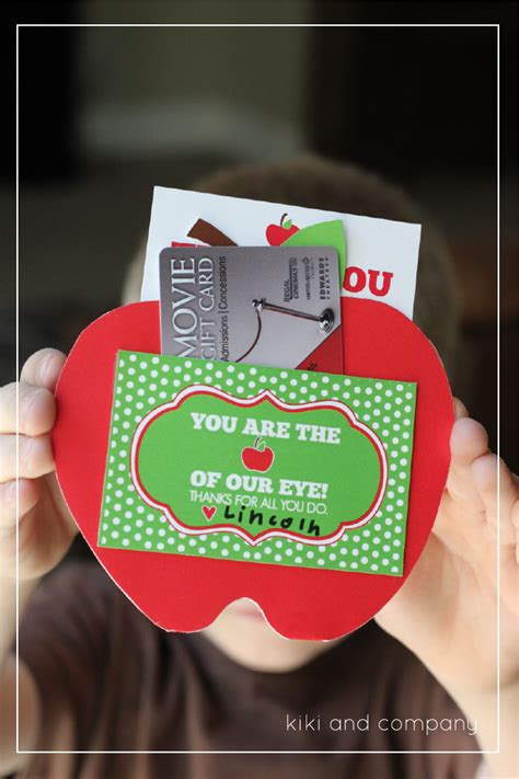Your number one destination for free apple gift cards, share away and good luck to you!!! You are the apple of my eye teacher appreciation printable