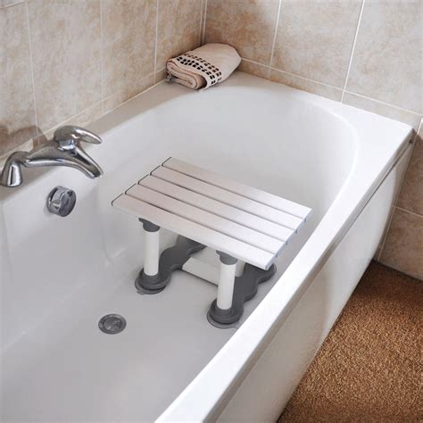 Aidapt Medina Plastic Slatted Bath Shower Seat Bathing Stool Mobility
