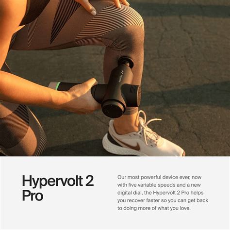 Hyperice Hypervolt 2 Pro Featuring Quiet Glide Technology Battery Powered Handheld Percussion