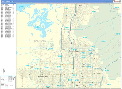Salt Lake Zip Code Map World Map