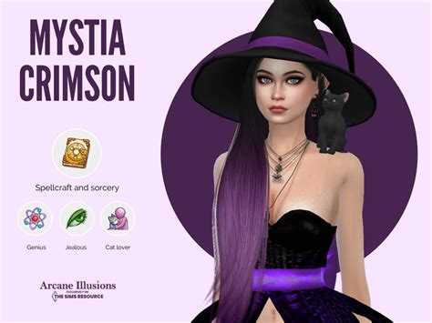 Arcane Illusions Mystia Crimson By Mini Simmer At Tsr Sims 4 Updates