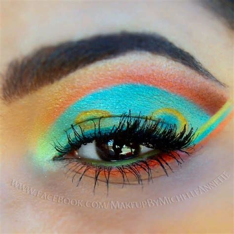 Spring Caterpillar By Michelle C Fantasy Makeup Eyeshadow Makeup Eye Makeup