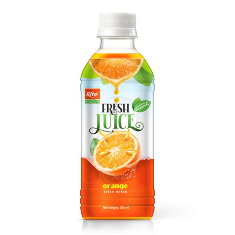 350ml Fresh Natural Orange Juice Drink Oem Manufacturing Beverages