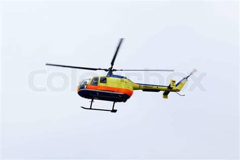 Notfall Helikopter Stock Bild Colourbox