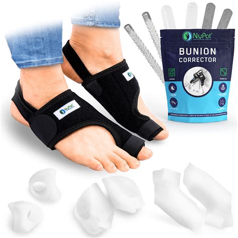 Nypot Bunion Corrector For Women And Men Premium Bunion Splint And Big
