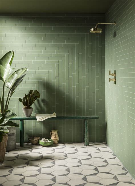 2020 Bathroom And Kitchen Tile Trends Green Subway Tile Tile Trends