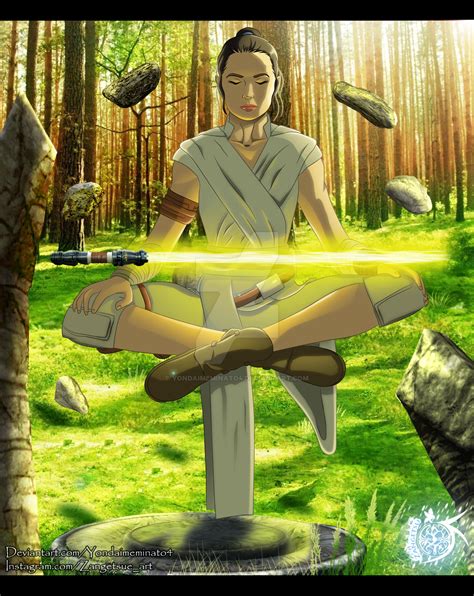 Rey Meditating By Yondaimeminato4 On Deviantart