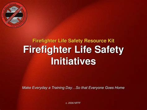 Ppt Firefighter Life Safety Initiatives Powerpoint Presentation Free