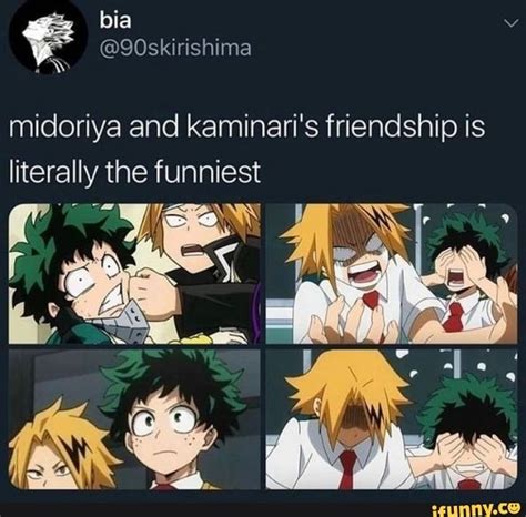 Midoriya And Kaminaris Friendship Is Literally The Funniest Boku