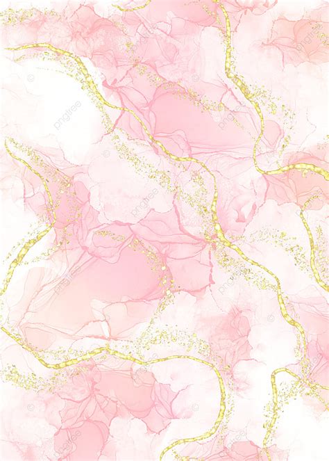 Fondo De Tinta Abstracta Rosa Brillo Dorado De Pantalla Imagen Para