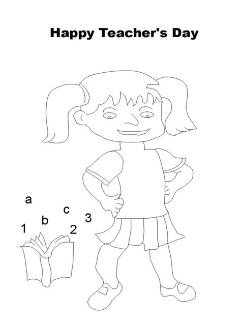 Teacher’s Day Coloring pages - Coloring Kids