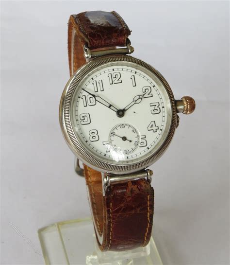 Antiques Atlas Antique Silver Longines Trench Watch 1918