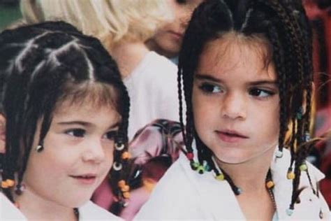 Kendall Jenner Posts Tbt Photo Of Herself And Kylie In Beaded Braids