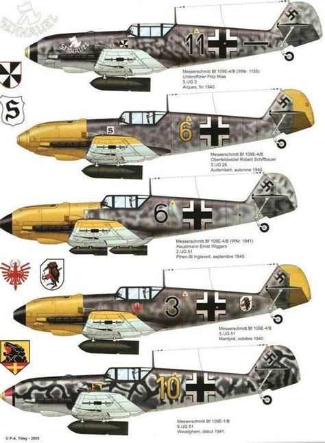 Messerschmitt Bf E Luftwaffe Variants Luftwaffe Planes Wwii