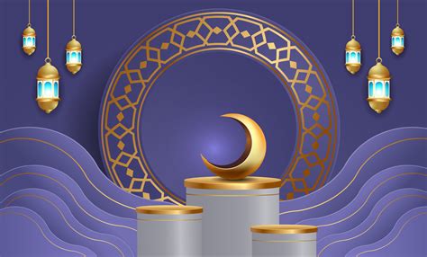 Ramadan Kareem Banner Background Design Illustration 7997597 Vector Art