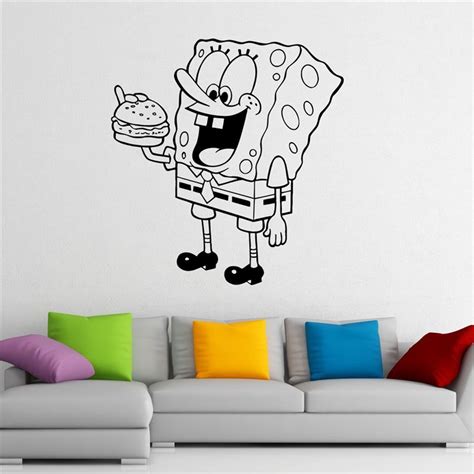 Spongebob Wall Decal Squarepants Vinyl Sticker Television Series