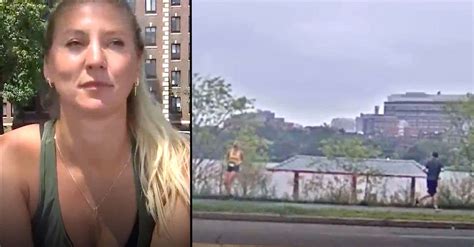 Mother Of 3 Spots Male Jogger Flashing Her And Teaches Him A Brutal Lesson Big Mistake