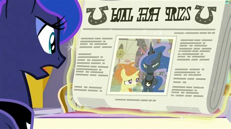 Image Princess Luna Reading The Foal Free Press S7e10png My Little