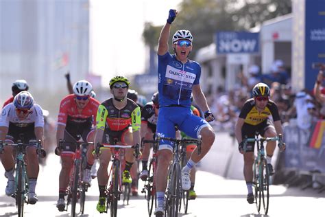 marcel kittel wins second consecutive dubai tour stage to extend overall lead cycling weekly