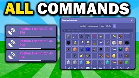 All Creative Mode Commands Roblox Bedwars Youtube