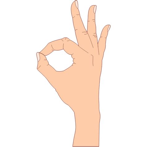 Files For Cricut Perfect Svg Ok Hand Gesture Svg Pdf Dxf Ok Hand