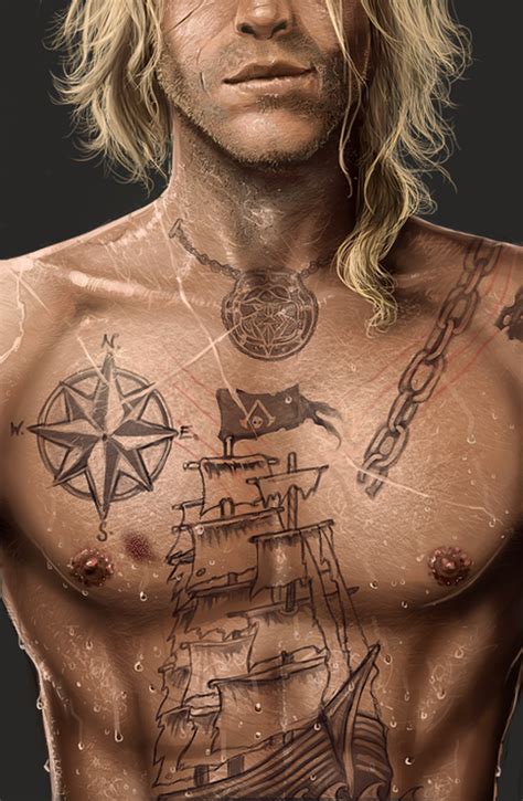 Edward Fanart Assassins Creed Desenho Realista Designs De Tatuagem My