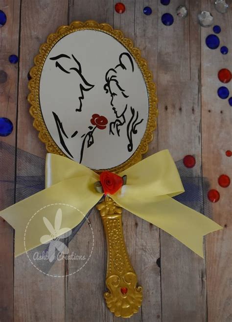 The Beauty And The Beast Inspired Enchanted Hand Mirror Beauty And