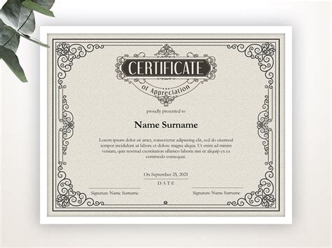 Editable Certificate Template 18 Best Free Certificate Templates
