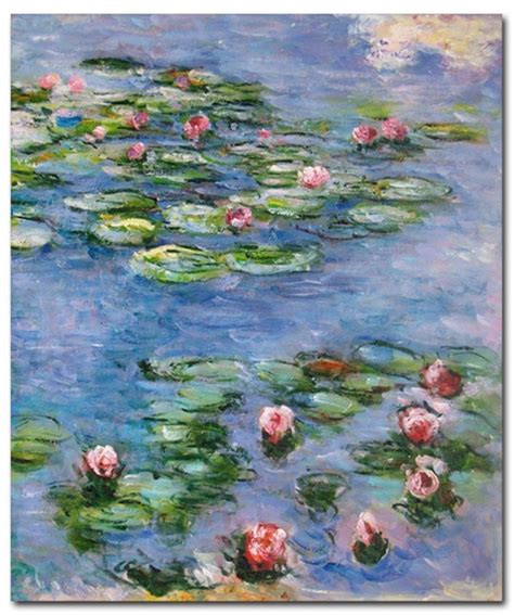 Water Lilies Monet Paintings Famous Art Canvas Paintings