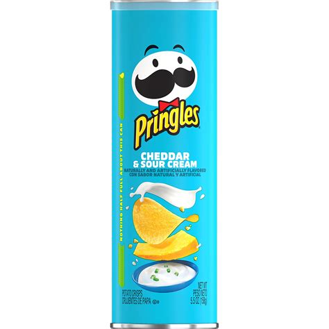 Pringles Potato Crisps Chips Lunch Snacks Snacks On The Go Cheddar