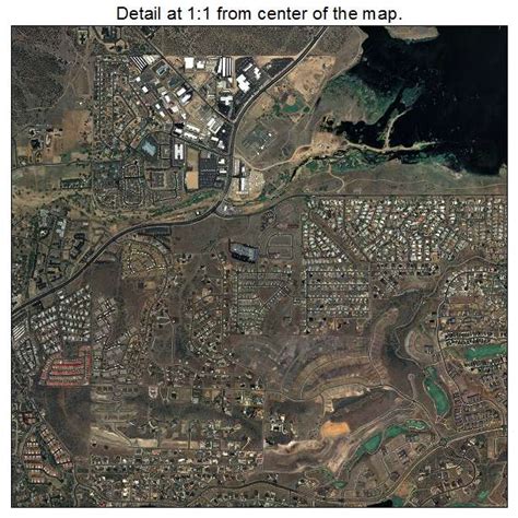Aerial Photography Map Of Prescott Az Arizona