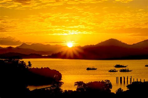Sunset At Coron Bay Photograph By Henry Jager Fine Art America