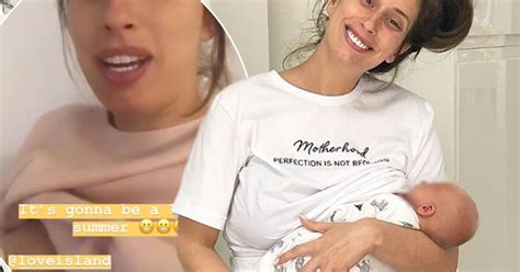 Stacey Solomon Shares Candid Video Of Herself Breastfeeding Newborn