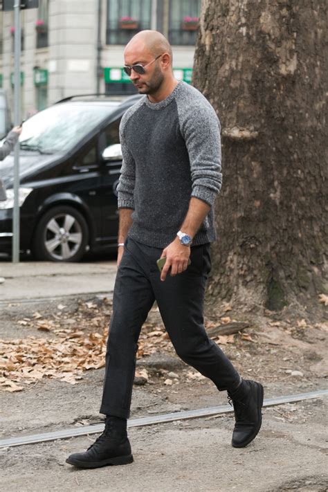 Fashion Week Street Style Black And White And Gray All Over In Milan