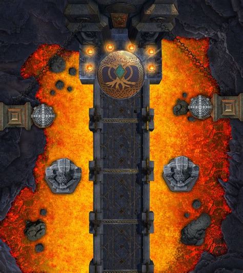Dwarf Kingdom Gate Battlemaps Fantasy Map Dnd World Map Dungeons
