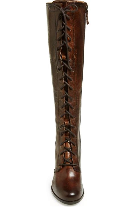 frye parker lace up tall boot women nordstrom tall lace up boots boots frye