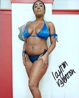 Layton Benton Super Sexy Hot Adult Model Signed 8x10 Photo COA Proof