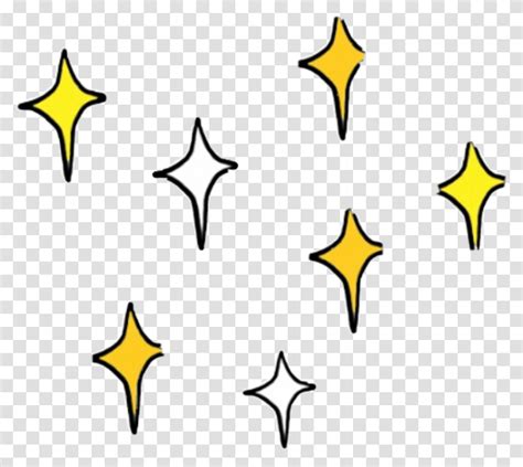 Stars Sparkle Emoji Yellow White Star Galexy White Stars Emoji