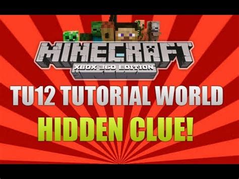 This is the minecraft xbox 360 tutorial world from the 19th title update. "Minecraft Xbox 360 TU12" Disc Version Box Art Tutorial ...