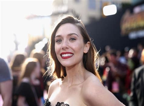 elizabeth olsen wishes her avengers costume didn t show as much cleavage the independent the