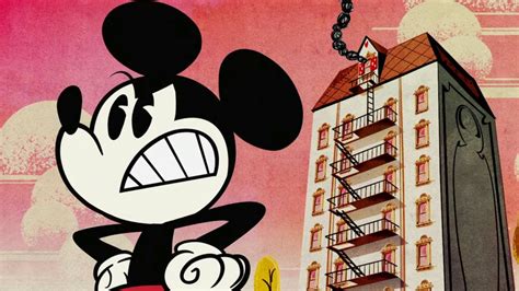Mickey Mouse Running Scared