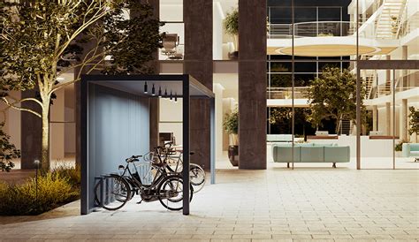 Bike Parking Pavilion By Kettal Azure Magazine