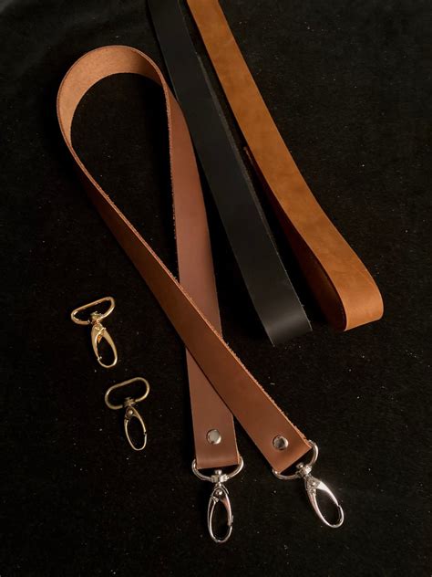 Replacement Purse Straps Genuine Leather 1 Inch Wide Brown Etsy
