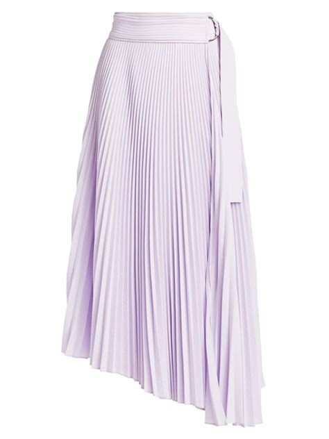 Shop Alc Arielle Pleated Asymmetric Midi Skirt Saks Fifth Avenue
