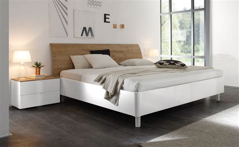 Entdecke 61 anzeigen für ikea bett weiß holz zu bestpreisen. Doppelbett Bett 180 x 200 cm weiss Hochglanz Lack / Eiche ...