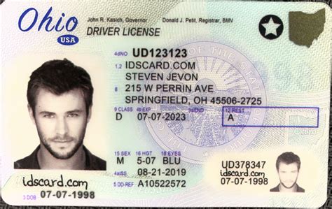 The identification cards are issued to all citizens with no age requirement by the department of motor. Ohio Fake ID Driver License OH Scannable ID Card | IDscard.com