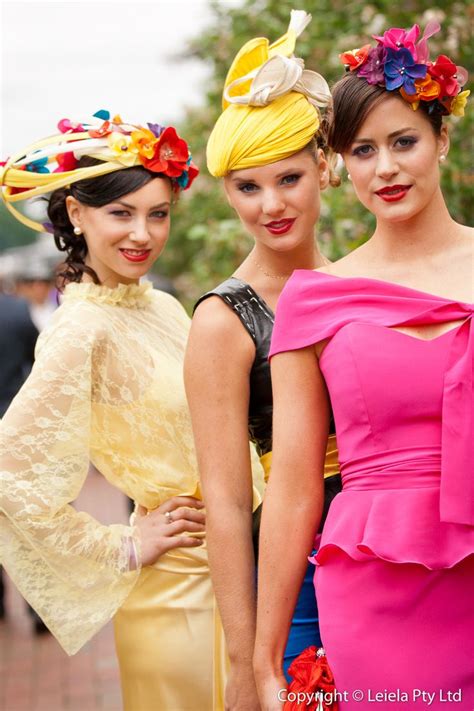 Melbourne Cup Day With Leiela Ladies A Few Years Back Races Fashion